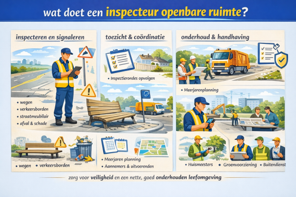 Alles over het beroep inspecteur openbare ruimte Wat doet een inspecteur openbare ruimte